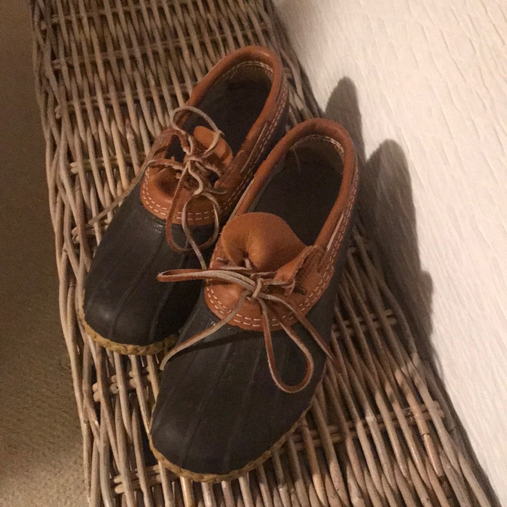 LL Bean Boots Rubber Moc